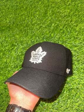 '47 Toronto Maple Leafs Black MVP Adjustable Hat